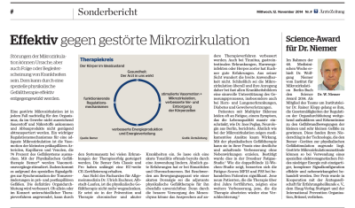 Ärztezeitung vom 12 November 2014