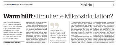 Ärztezeitung vom 14 Januar 2015