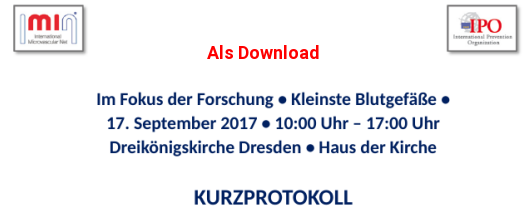 Protokoll Dresden 2017